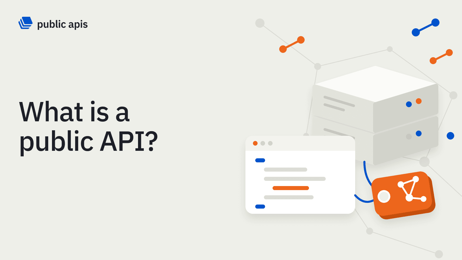 Cover illustration: What Is a Public API? A Plain-English Guide With 20 Examples You Can Call Today